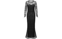 DIOR SS24 Long-Sleeved Dresses Women's Black