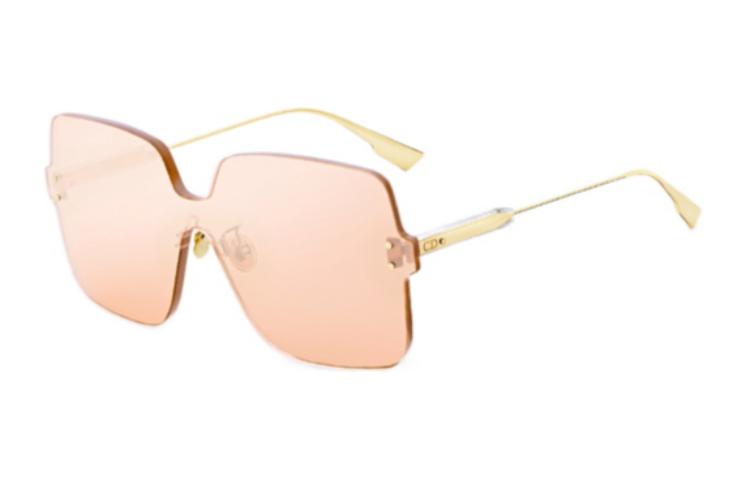 DIOR - Square Sunglasses Women's Gold