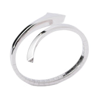 PRADA 750 White Gold Diamond Bracelets Men's Silver