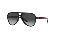 PRADA Plastic Aviator Sunglasses Men's Black