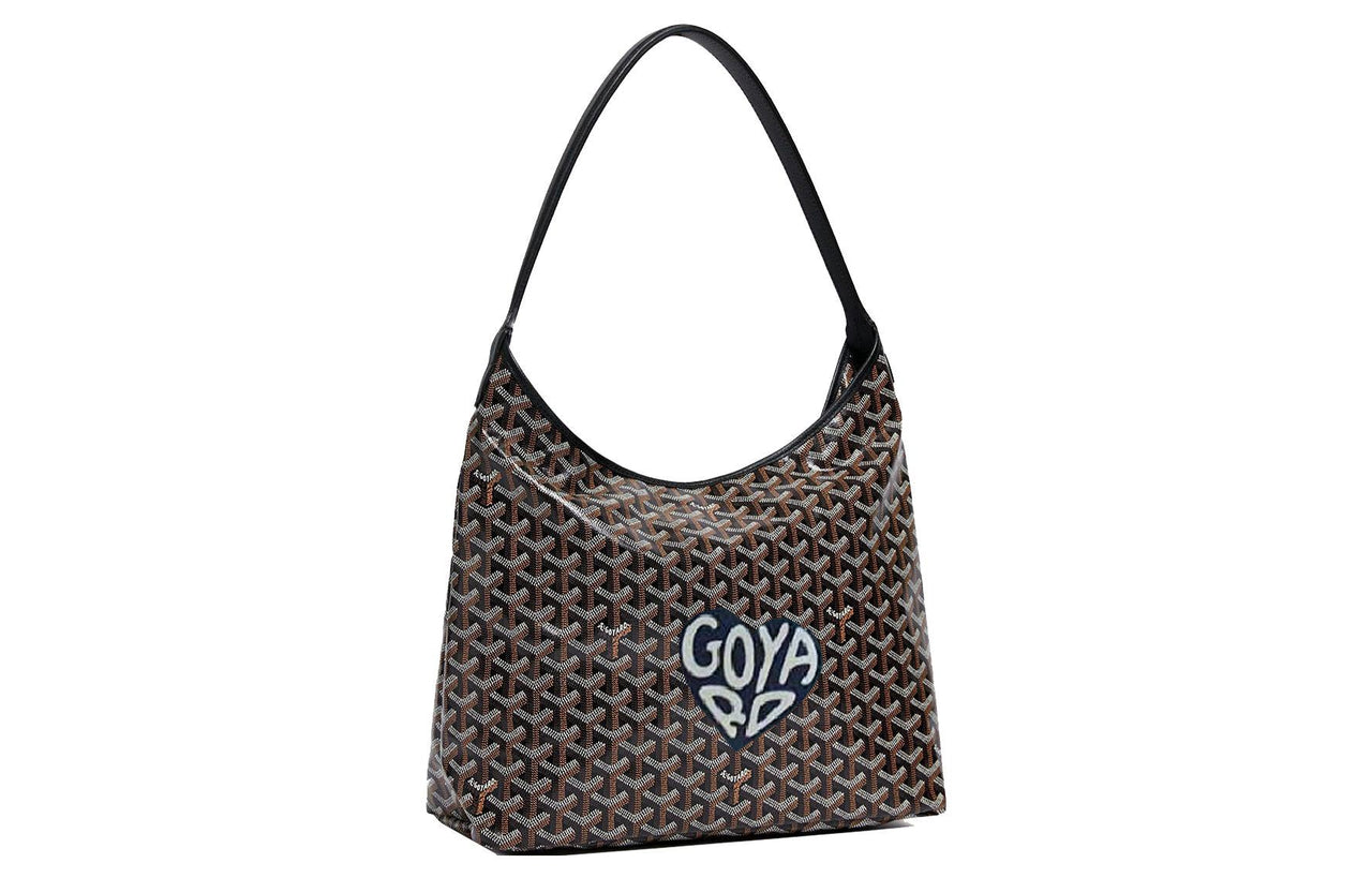 GOYARD Bohème Hobo Canvas With Calfskin Shoulder Bag Combo Bag Shoulder Bag Women's