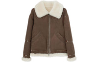 Loro Piana Leather Jacket Men's Chocolate
