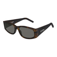 SAINT LAURENT Injection-Molded Irregular Shape Sunglasses Unisex Gray