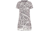 DIOR Short-Sleeved Dresses Women's Black White
