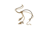 CHANEL Necklaces Women's Gold