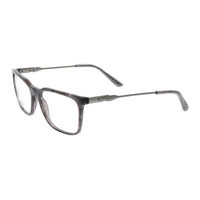 PRADA Rectangular Eyeglass Frames Men's Gray