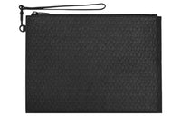 SAINT LAURENT Smooth Leather Tablet Bag Clutch Regular Men's Black