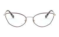 MIU MIU Eyeglass Frames Unisex Silver