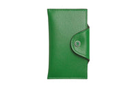 HERMES Chamkila Goatskin Card Holder Women's Green