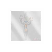HERMES Silk Scarves Women's White
