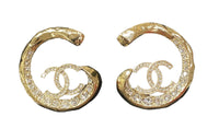 CHANEL Earrings Women's Gold