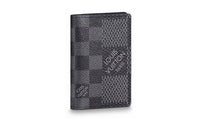 LOUIS VUITTON Pocket Organizer Gray Damier Graphite