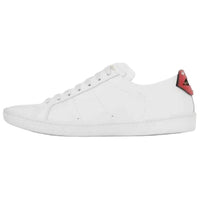 SAINT LAURENT Court Classic Low Top Skateboard Shoes Women's White