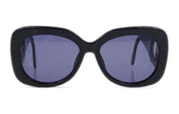 CHANEL Square Sunglasses Women's Black