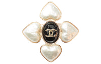 CHANEL Brooches Women's Gold/Black