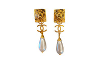 CHANEL Earrings Women's Gold