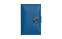 HERMES Evergrain Calfskin Passport Holder Regular Men's French Blue/Midnight Blue