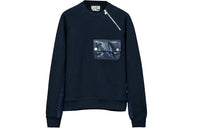 HERMES Sweatshirts Men Sea Blue