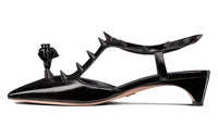 DIOR Rose Fantastique Chunky Heel High Heels Women's Black