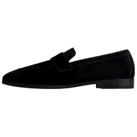 LOUIS VUITTON Glove Loafers Men Black