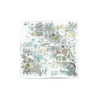 HERMES Silk Scarves Women's White