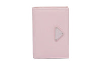 PRADA Leather Wallet Small Size Women's Pink