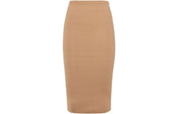 PRADA Knit Long Skirts Women's Camel