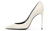 SAINT LAURENT Slim Heel High Heels Women's White