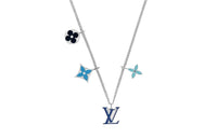 LOUIS VUITTON Brass Necklaces Men's Silver