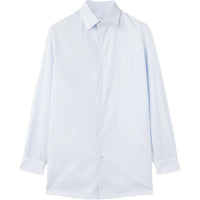 Loro Piana FW24 Shirt Men's Sky Blue Stripes Color