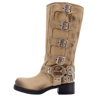 MIU MIU Ankle Boots 5cm Women's Umber