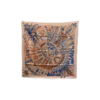 HERMES - Silk Scarves Women's Brown