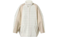LOUIS VUITTON Pinstripe Quilted Egg Coat Jackets Coats Women's Beige