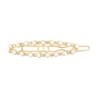 DIOR Metal Hair Clips Women's Gold