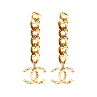 CHANEL 2020 Cc Mark Chain Earrings