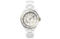 CHANEL J12 Collection Wrist Watch Automatic Mechanical Movement Ceramic Strap 38mm White Dial Women's Watch