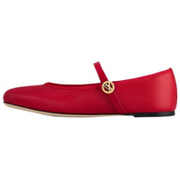 LOUIS VUITTON Romy Casual Single Shoes Women's Red