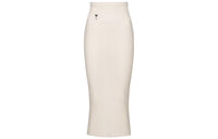DIOR Knit Long Skirts Women's White