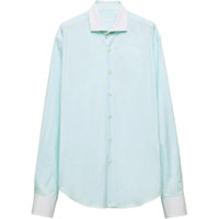 PRADA SS24 Shirt Men's Aqua Green