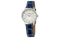 HERMES Wrist Watch Quartz Movement Crocodile Leather Strap Blue Dial Women's W041739WW00