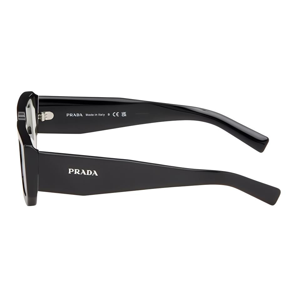 PRADA Acetate Square Sunglasses Women's Black