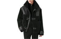 HERMES SS23 Leather Jacket Men's Black