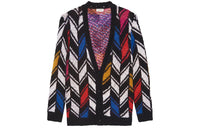 SAINT LAURENT Patterned Intarsia knit Cardigan