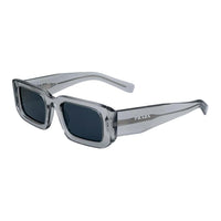 PRADA Acetate Rectangular Sunglasses Women's Gray