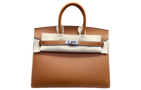 HERMES Birkin Epsom Leather Birkin Bag Handbags Women's Gold Brown