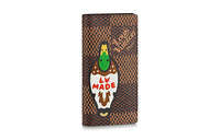 LOUIS VUITTON X Nigo Brazza Wallet Damier Ebene Giant Brown