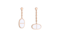 HERMES Earrings Women's Rose Gold