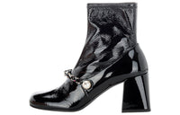 MIU MIU Naplak Ankle Boots Women's Black