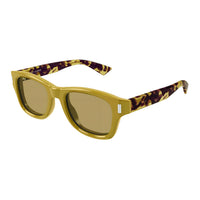SAINT LAURENT Square Sunglasses Unisex Brown