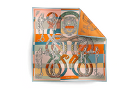 HERMES Silk Scarves Women's Multicolor